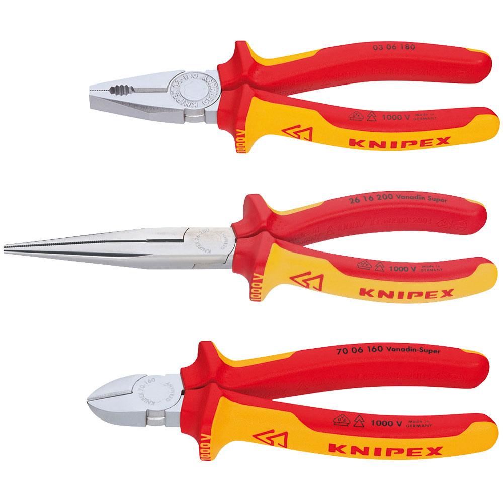 KNIPEX KLEŠTA SET VDE SEČ,KO,Š