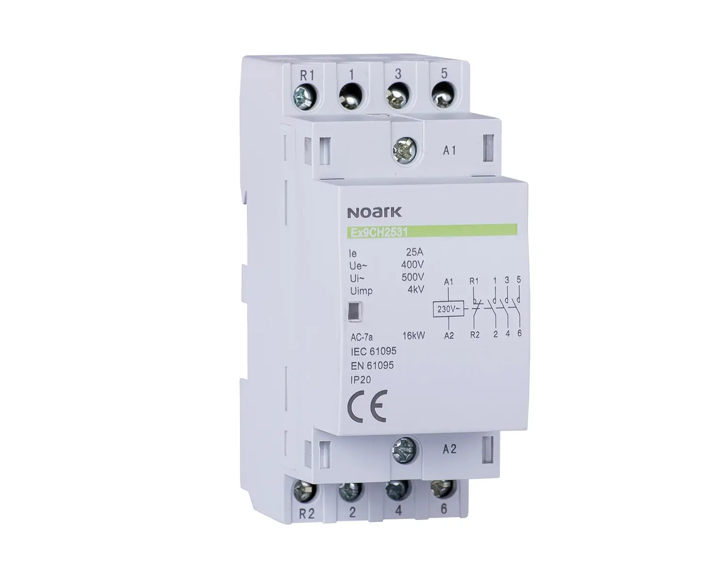 NOARK INST.KONT.25A 230 3NO1NC